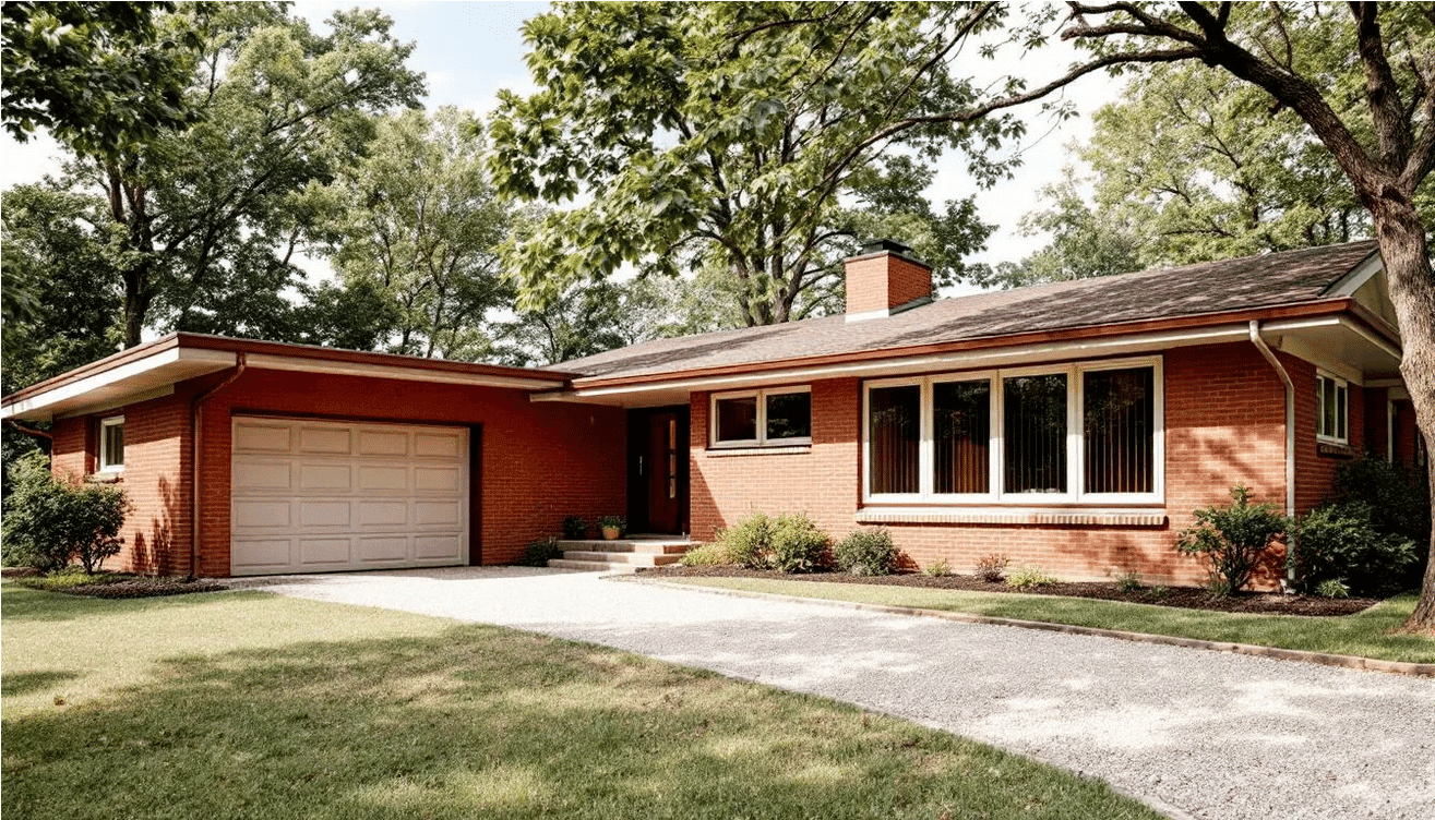 Red Rustic Ranch House Red Brick Ranch House: Complete Guide to Design, Updates, and Curb Appeal