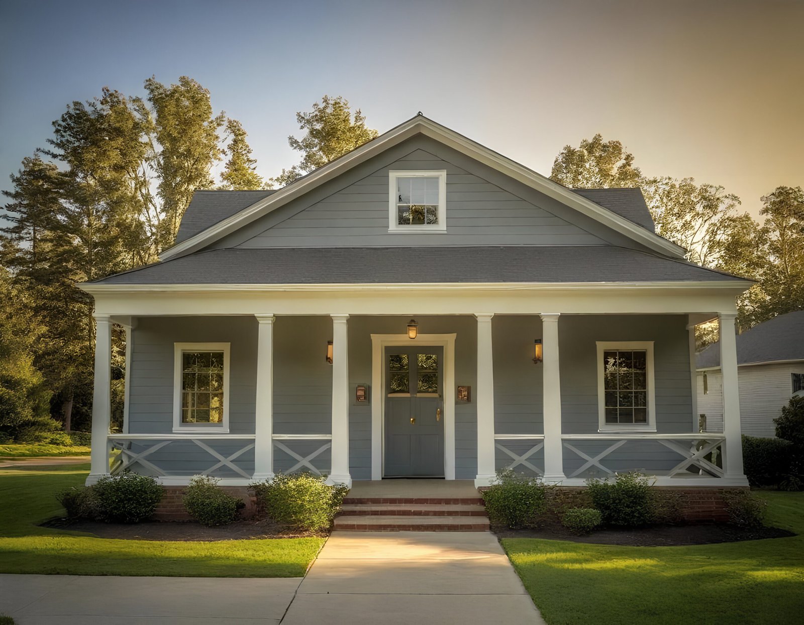 Dark Gray Ranch House with White Trim: Complete Design Guide