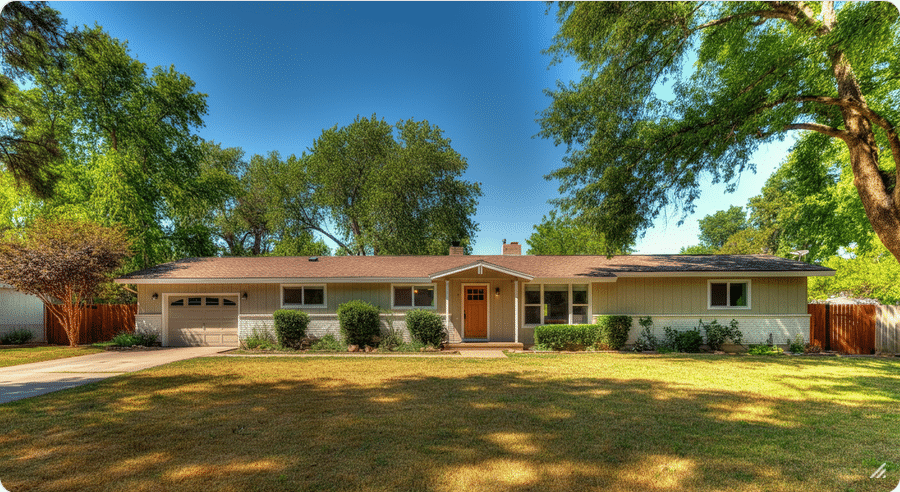 A small Sliding Door Ranch.