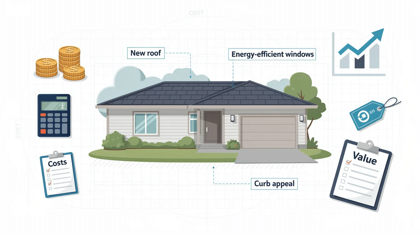 e151107f-57c8-4a11-952e-552494157f4a - Ranch Style Homes USA The image depicts a low pitch roof ranch house featuring a simple design with a front porch and large windows that allow for plenty of natural light. The exterior showcases modern architecture elements and a rustic facade, emphasizing the home's open layout and functionality.
