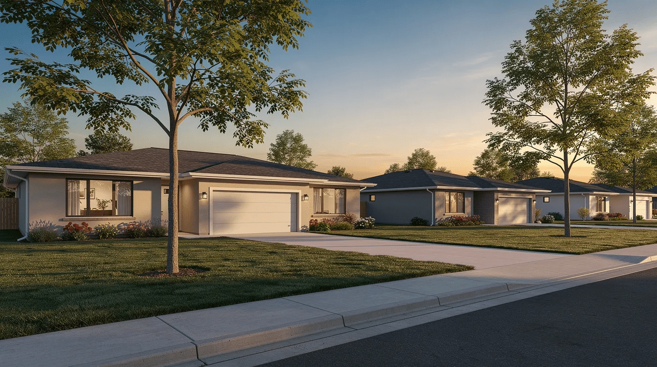 041f38f2-8fad-4688-ad37-19d53a9c8c02 - Ranch Style Homes USA The image showcases a selection of ranch style homes for sale in Durham, NC, highlighting their brick exteriors and spacious layouts. This visual representation emphasizes the appeal of these properties, which are part of the local real estate market and can be explored through MLS listing information.