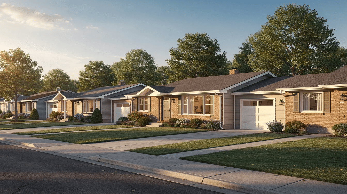 1253f8bb-5e3f-40e1-8b89-1d82931ab9f4 - Ranch Style Homes USA The image showcases a variety of ranch style homes available for sale in Monmouth County, New Jersey, highlighting their spacious layouts and inviting exteriors. Local real estate agents, including Robert DeFalco Realty and Diane Turton Realtors, provide listings that prospective property consumers may find appealing for personal non-commercial use.