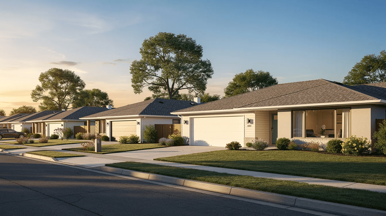 64b91ac3-91f2-400d-acab-e691579da4ac - Ranch Style Homes USA The image showcases a selection of ranch style homes for sale in Durham, NC, highlighting their brick exteriors and spacious layouts. This visual representation emphasizes the appeal of these properties, which are part of the local real estate market and can be explored through MLS listing information.